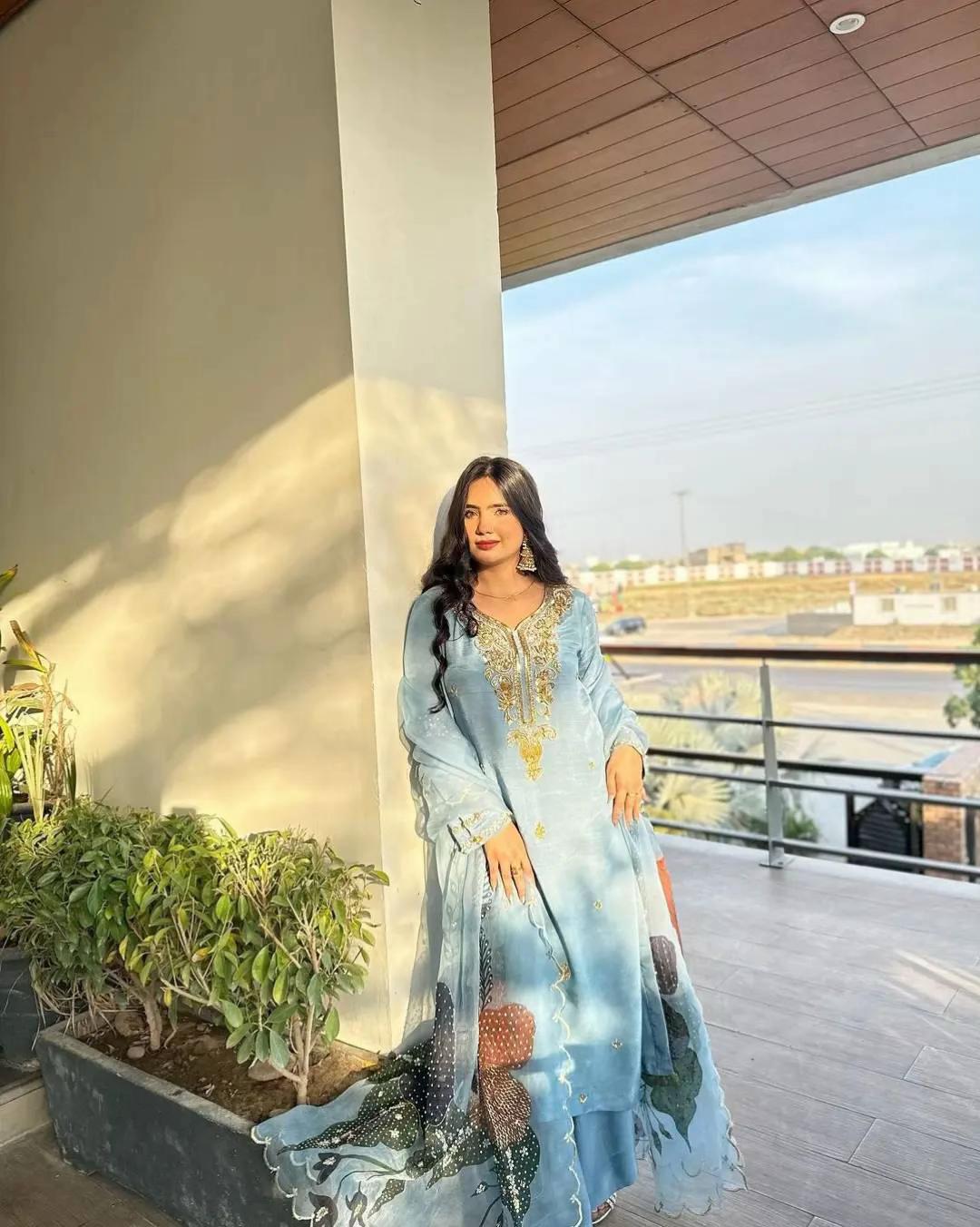 Azure blue alternate view