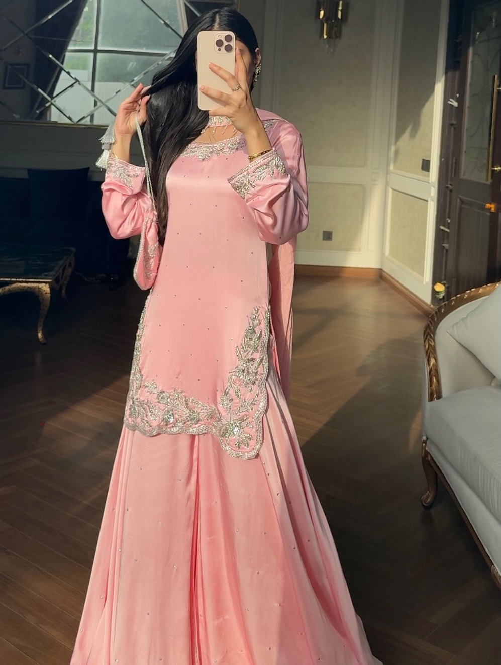 Meher Embroidered Suit alternate view
