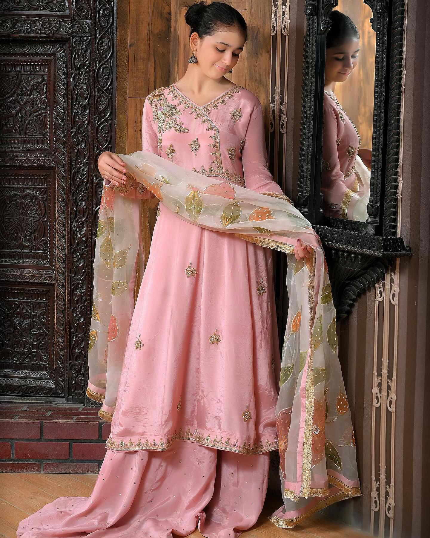 Blush Pink - Anarkali Set alternate view